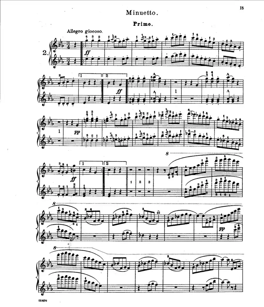 L'Arlesienne Suite No·1（阿莱城姑娘·第一组曲·四手联弹）