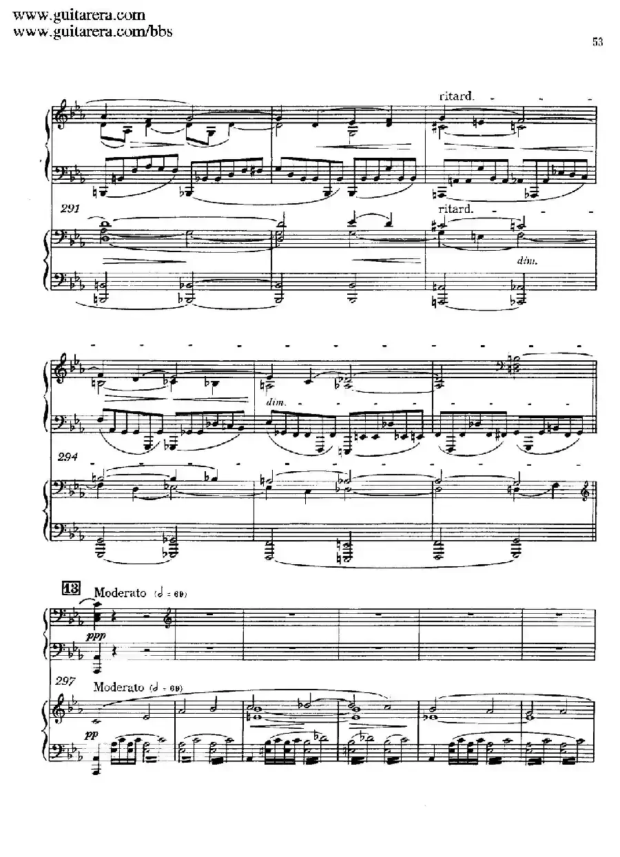 c小调第二钢琴协奏曲 Op.18（双钢琴·第一乐章）