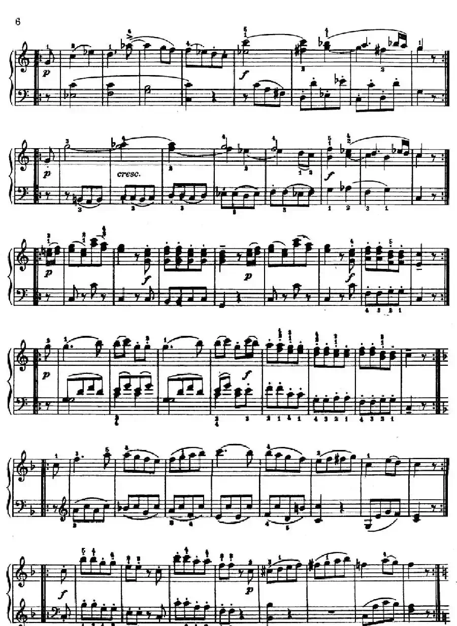 6 Viennese Sonatinas K.439b（6首维也纳小奏鸣曲·Ⅰ）