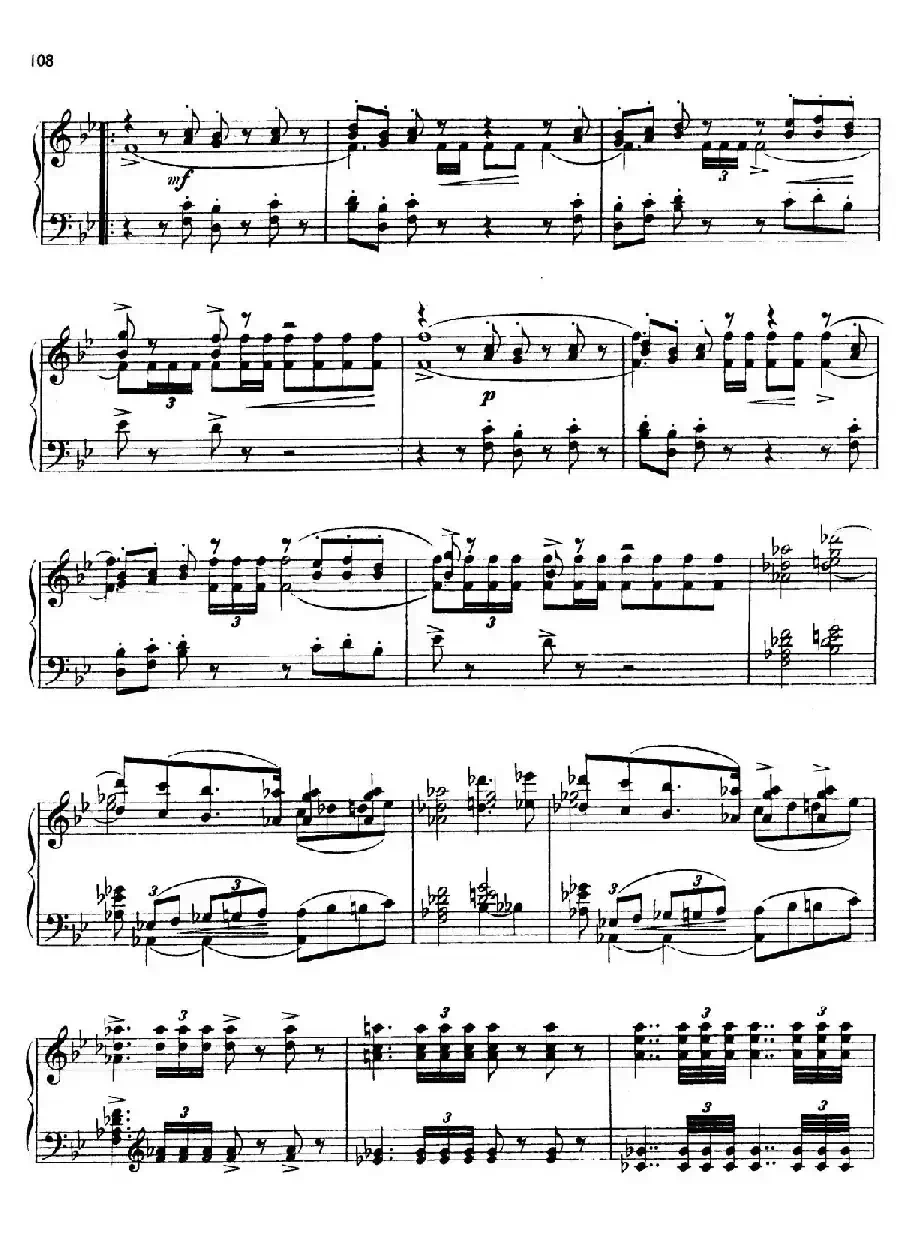 24 Characteristic Pieces Op.36（24首性格小品·21）