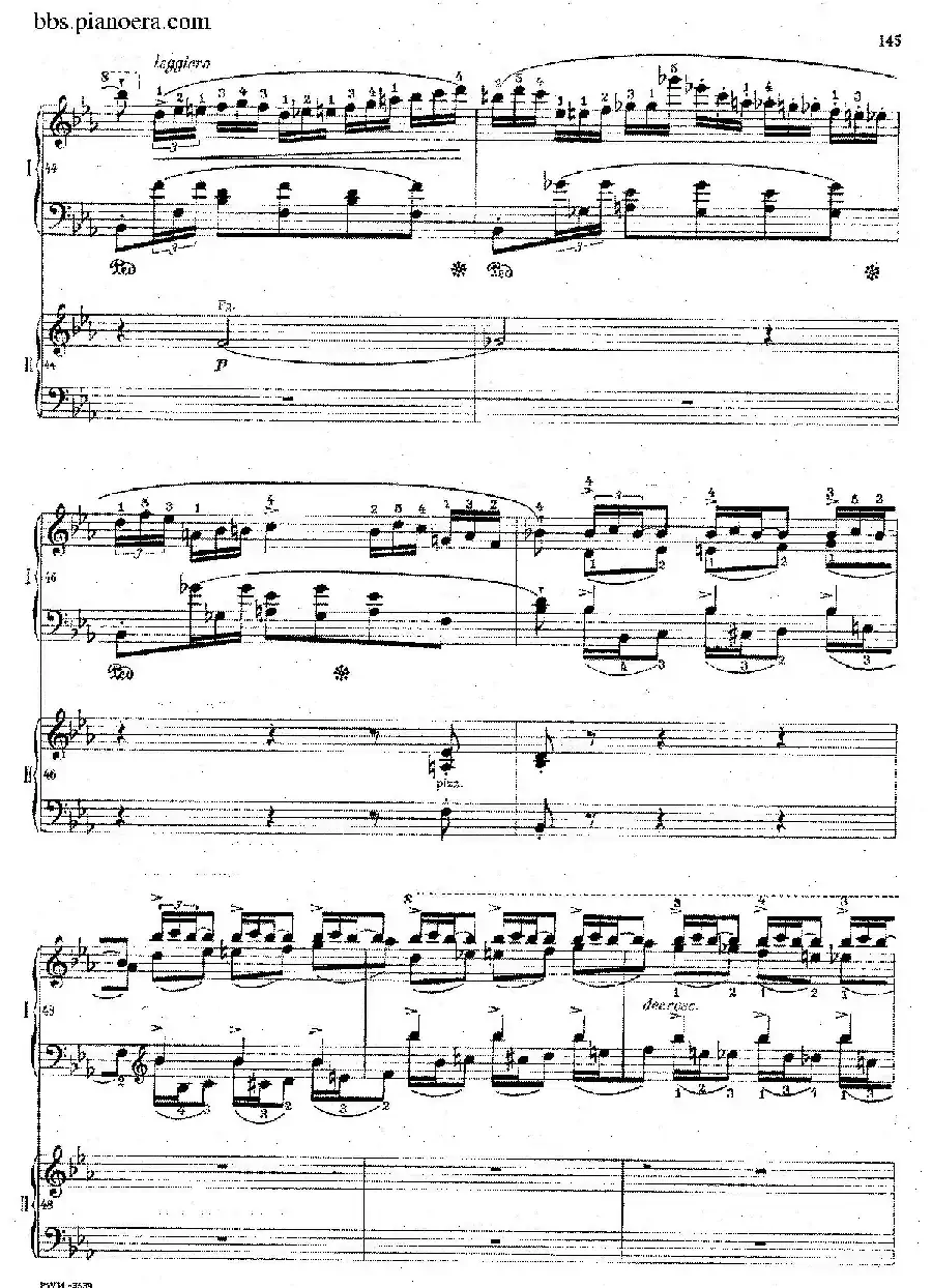Grande Polonaise Brilliante Preceded by an Andante Spianato Op.22（平静的行板与华丽的波兰舞曲·双钢琴版）