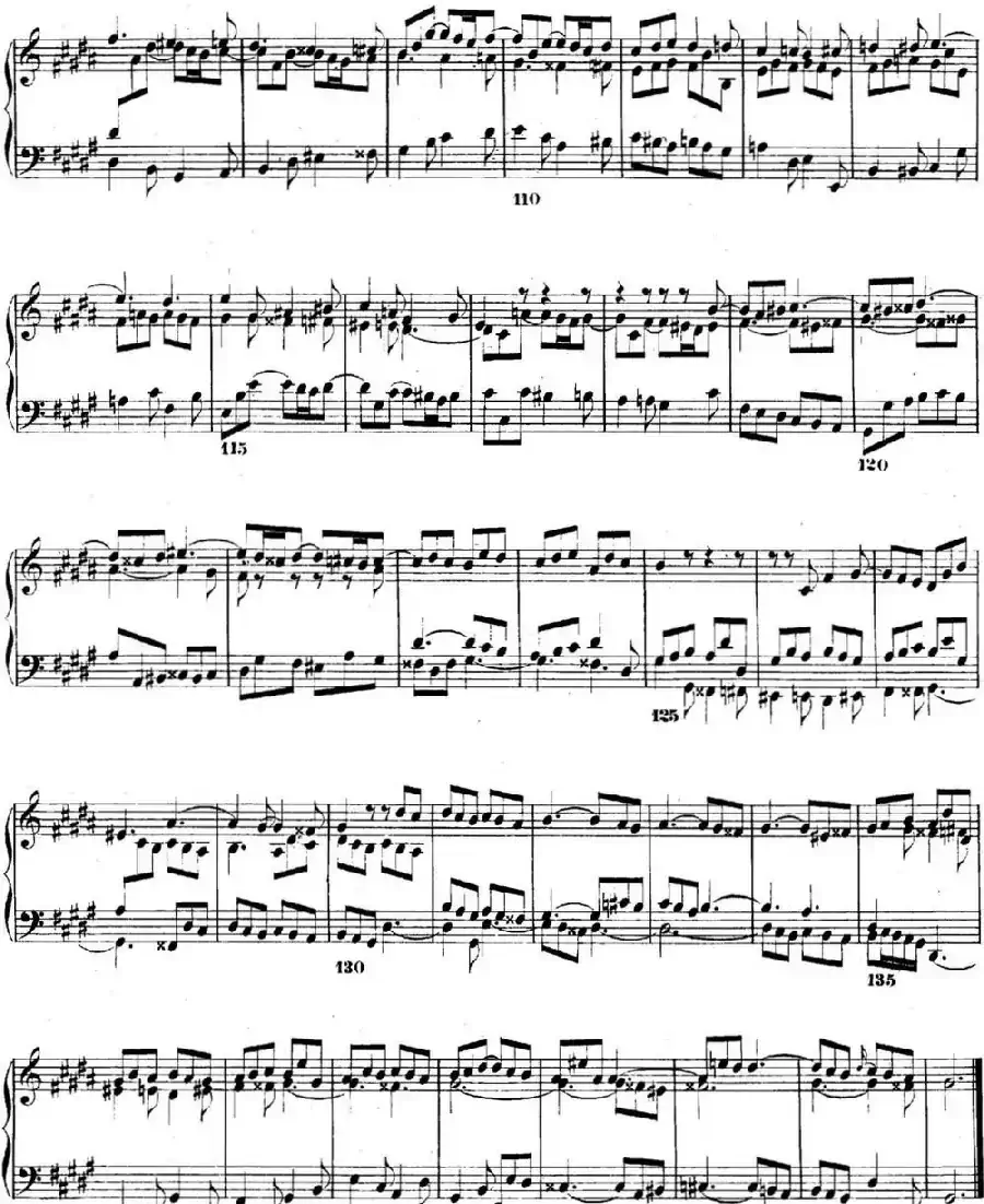 巴赫《平均律钢琴曲集·第二卷》之赋格曲（NO.18）