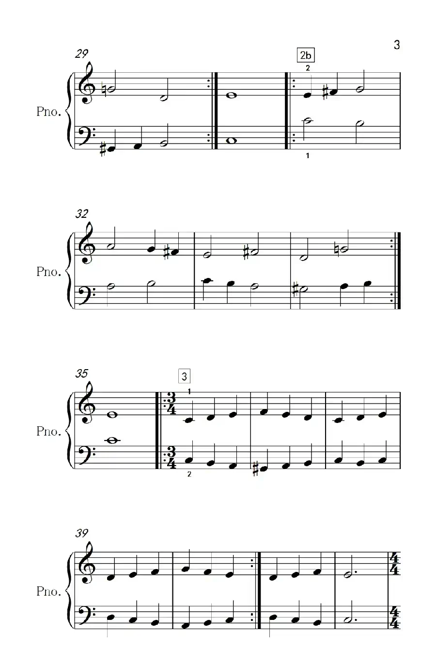 附录:基础练习(巴托克 小宇宙 钢琴教程 1)