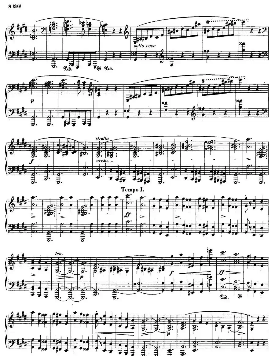 升c小调钢琴谐谑曲Op.39（第三号）