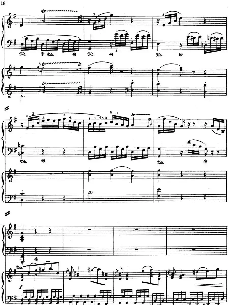 二十八部钢琴协奏曲 No.4