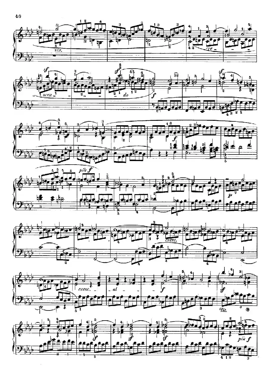 6 Preludes and Fugues Op.35（6首前奏曲与赋格·4）