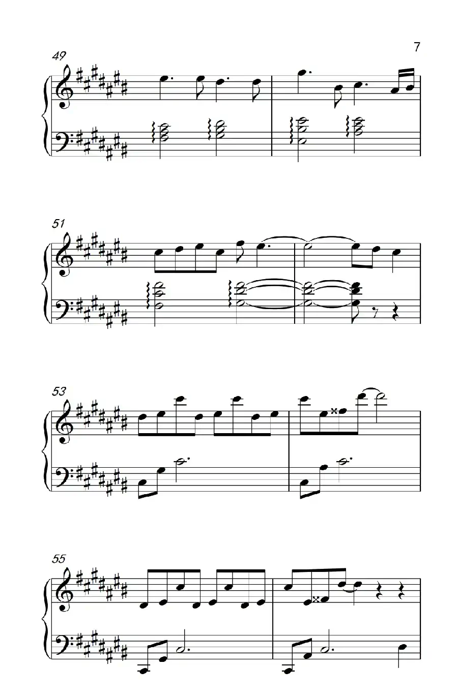 一次幸福的机会（《弹吧音教》制谱）