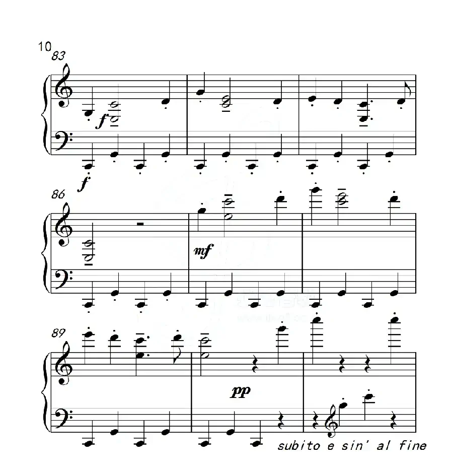 第五级 木偶游行(中国音乐学院钢琴考级作品1~6级)