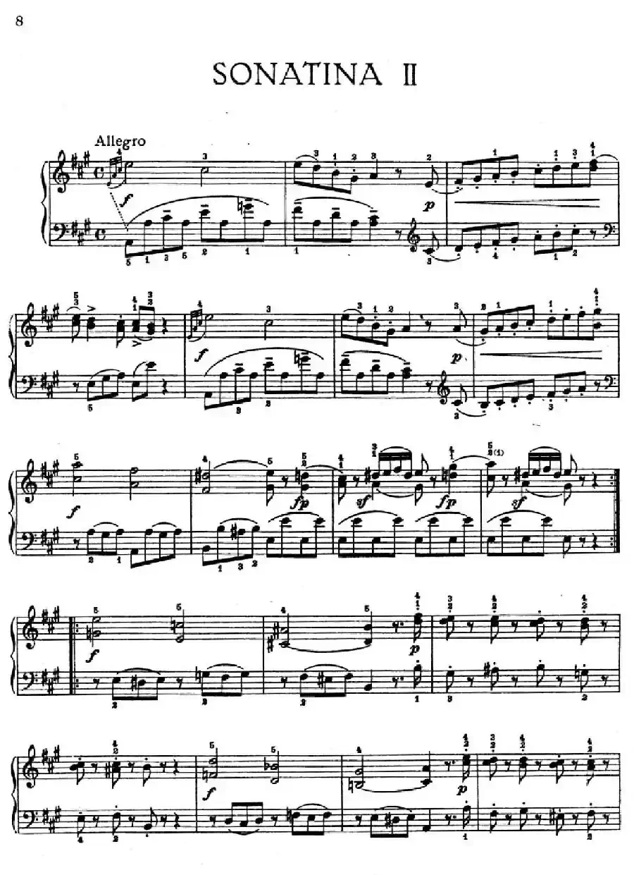 6 Viennese Sonatinas K.439b（6首维也纳小奏鸣曲·Ⅱ）