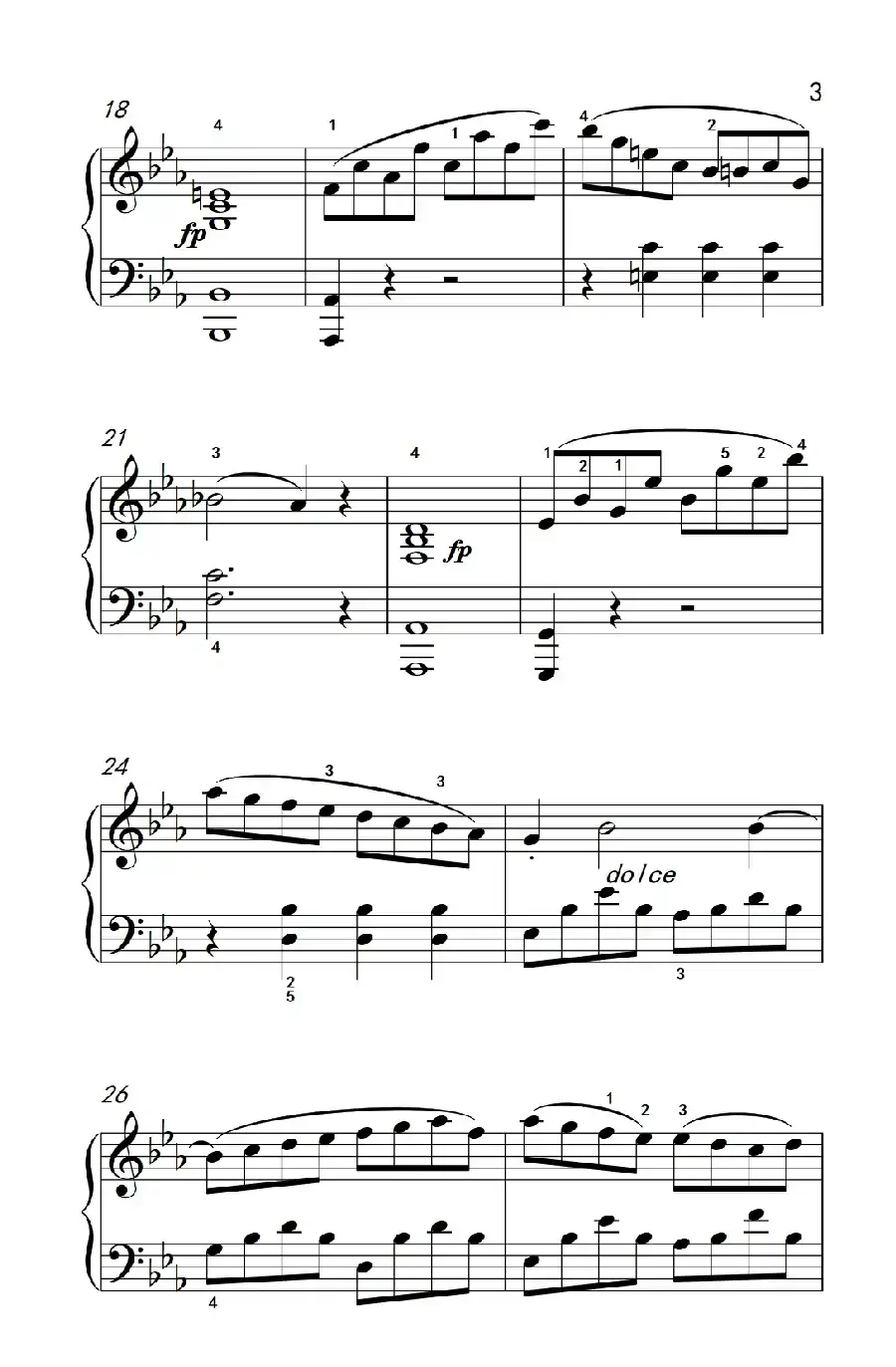 第八钢琴奏鸣曲（悲怆） 快板的回旋曲