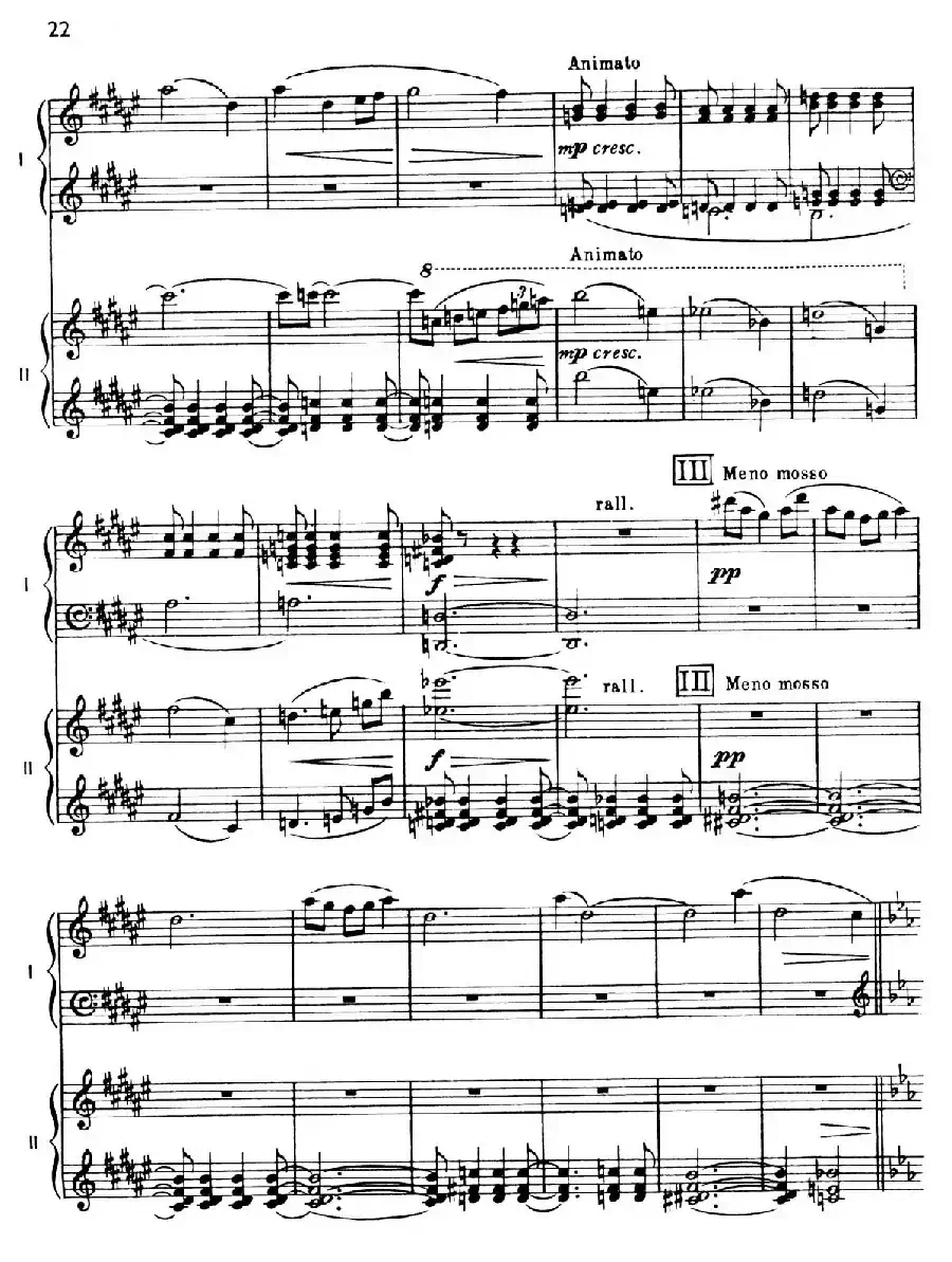 The Planets Op.32（双钢琴）（行星·第二乐章 金星—和平使者）