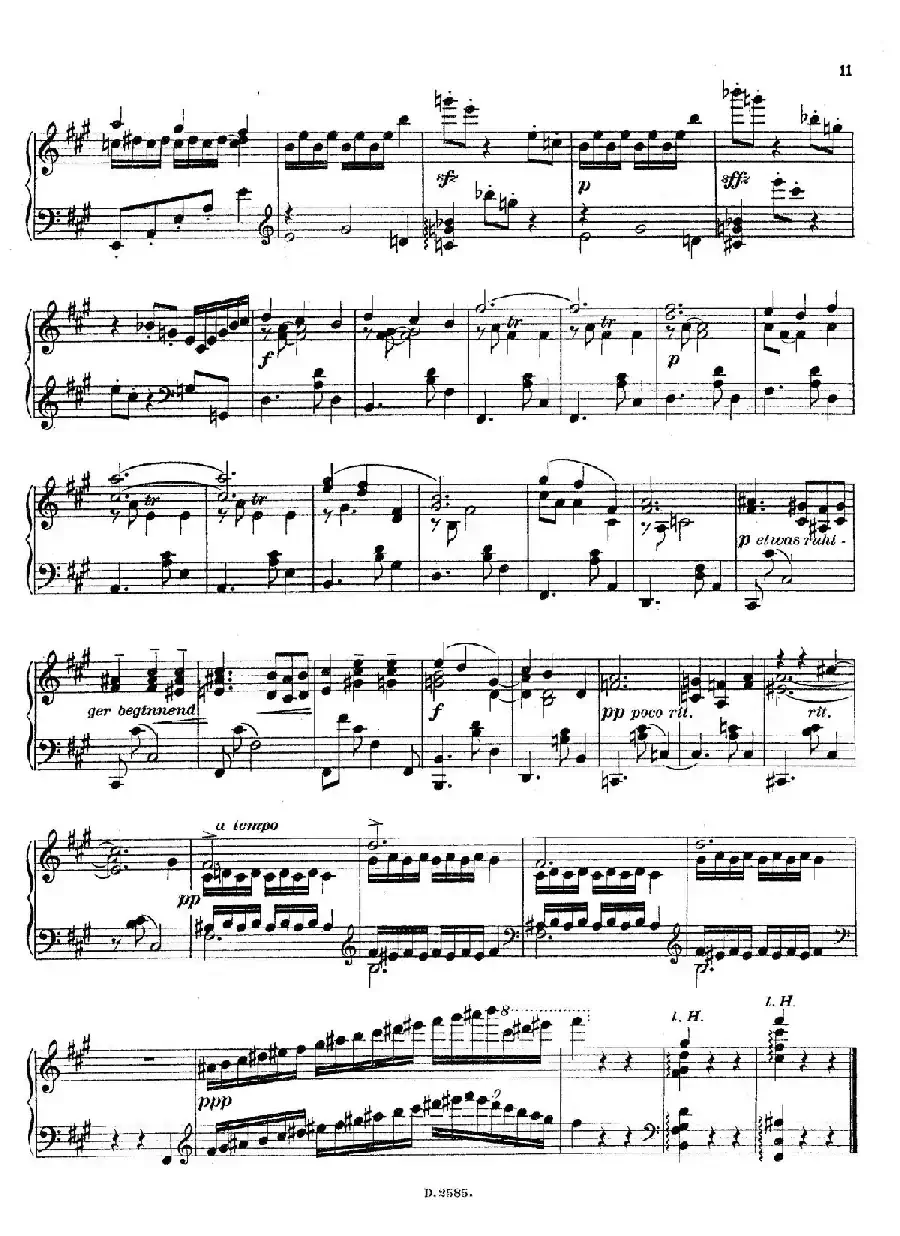 Fantasien über Gedichte von Richard Dehmel Op.9（德默尔之诗幻想曲4. 甲虫）