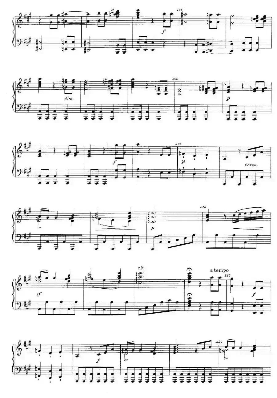 A大调钢琴大奏鸣曲（Grobe Sonate in A Major WWV 26）