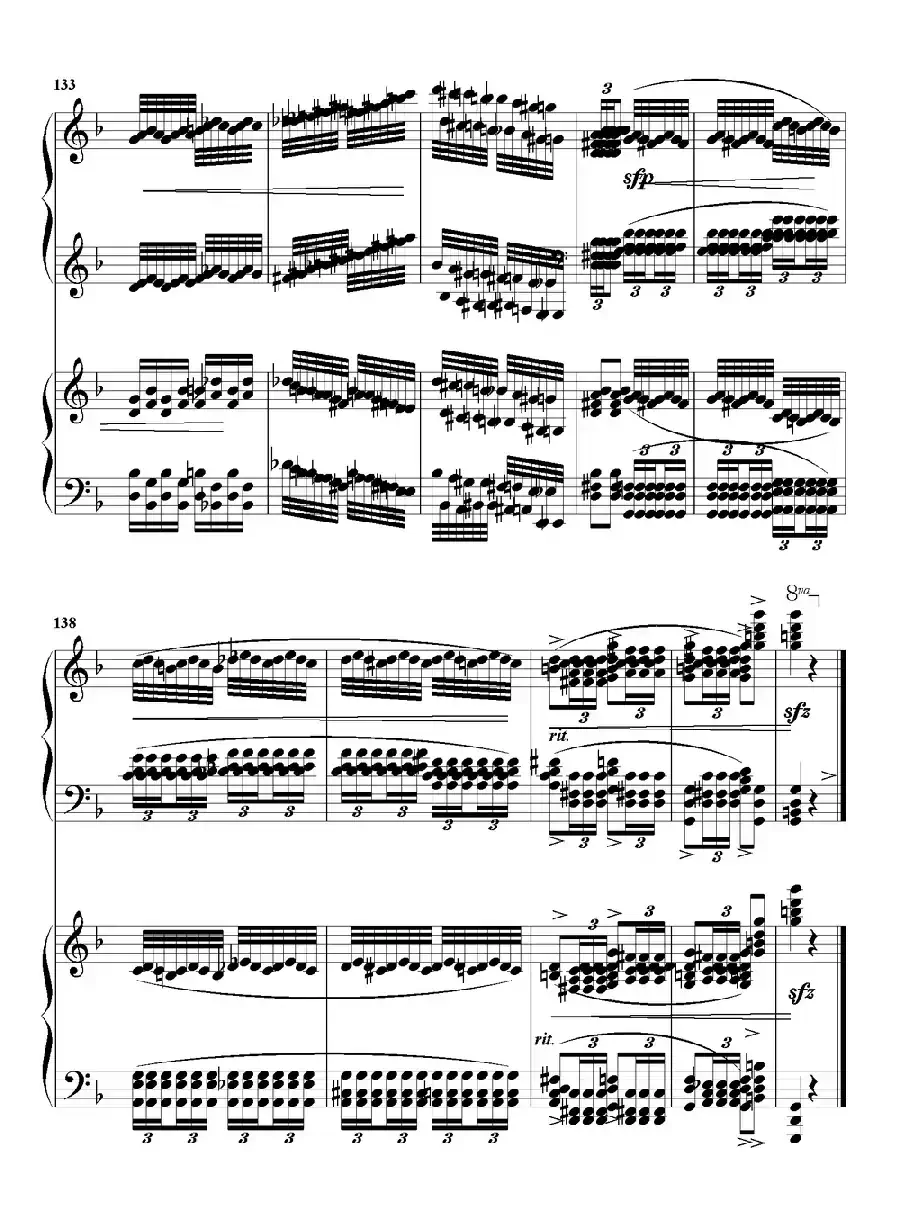 太阳出来喜洋洋（双钢琴曲）