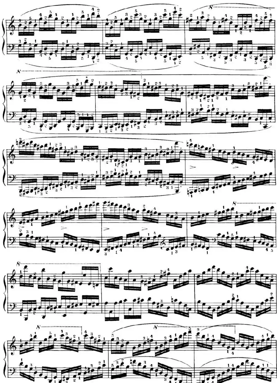 40首车尔尼Op.299钢琴快速练习曲（NO.36）