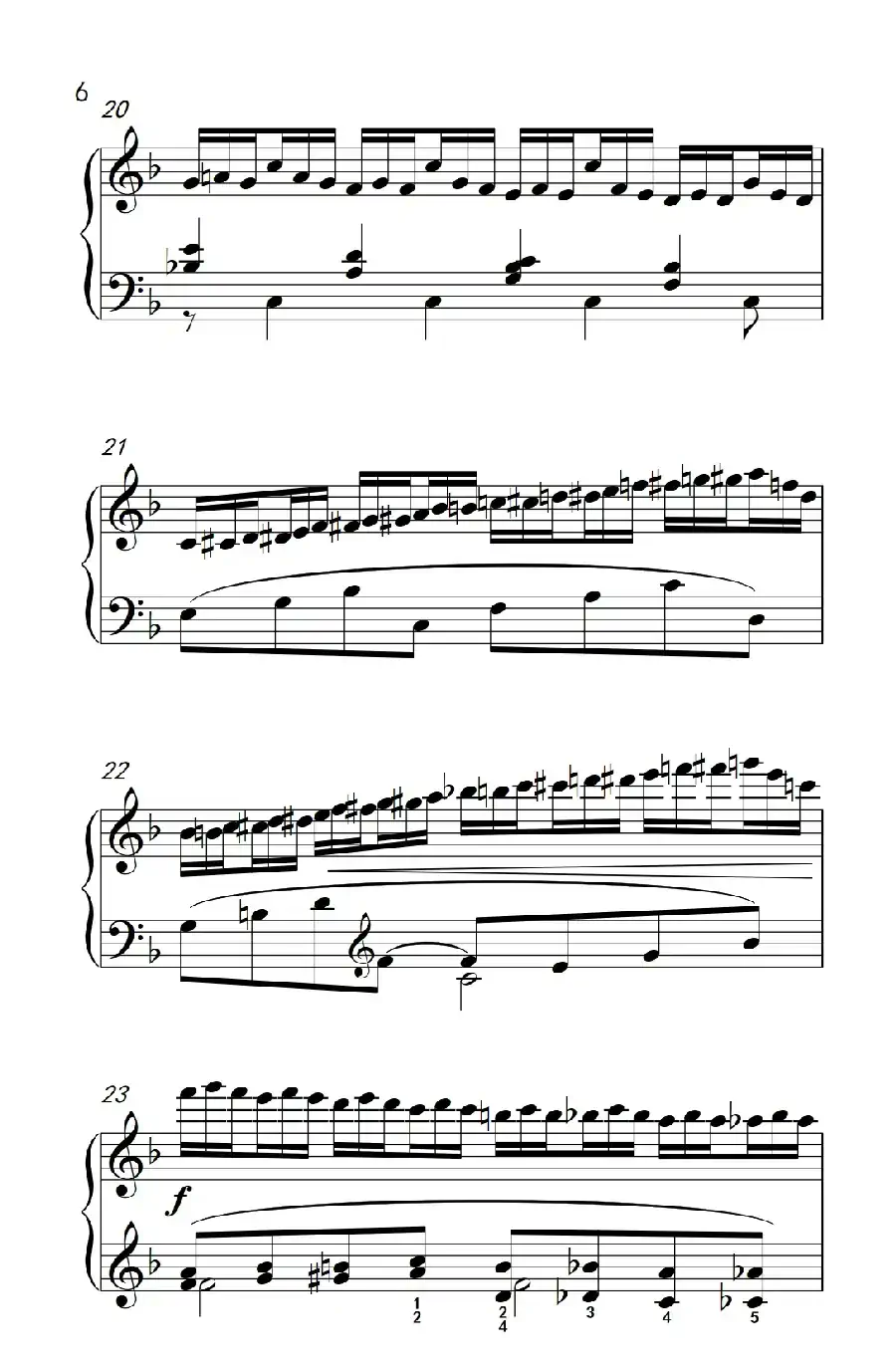 第八级3.练习曲 No.6 （中央音乐学院 钢琴（业余）考级教程 7-9级）