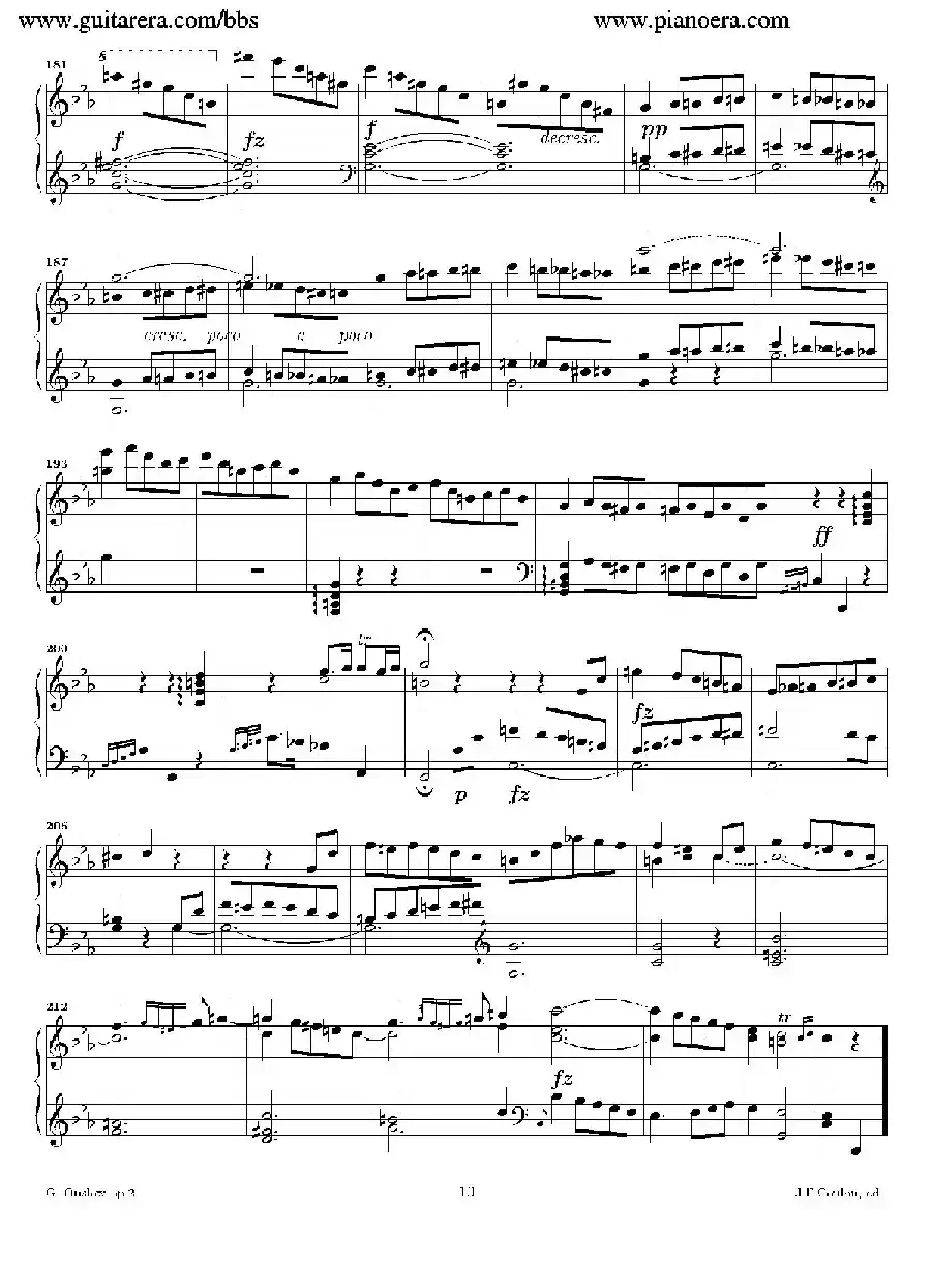 Grande Piano Sonata in c Minor Op.2（c小调华丽钢琴奏鸣曲·第三乐章）