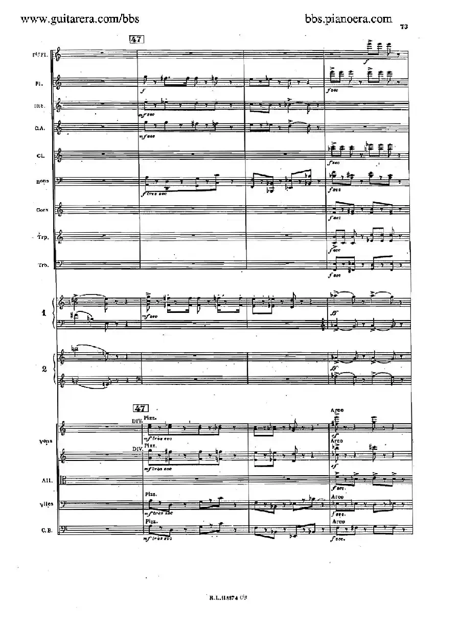 Concerto for 2 Pianos in d Minor（d小调双钢琴协奏曲·总谱）