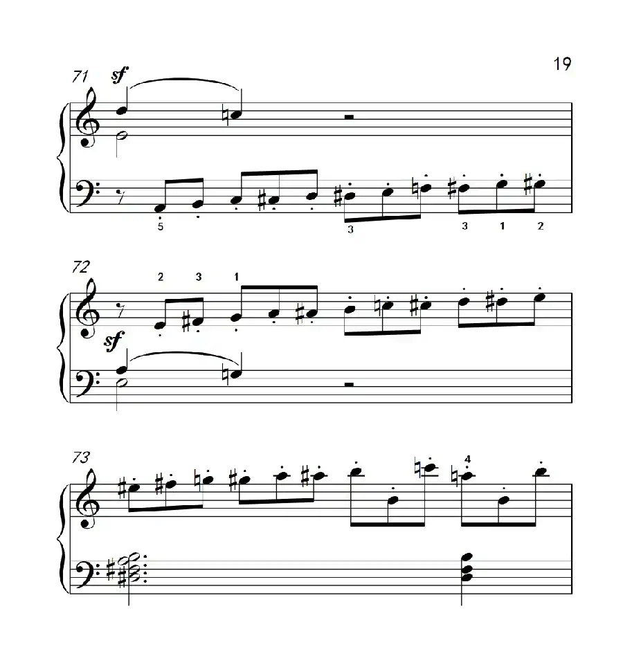 奏鸣曲 Opus 2 Nr.2 第四乐章(贝多芬奏鸣曲集 1)