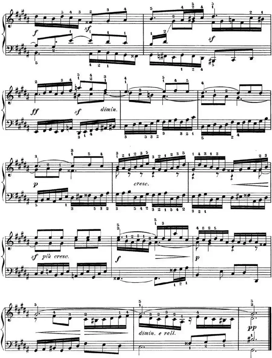 巴赫《平均律钢琴曲集·第一卷》之前奏曲（NO.18）