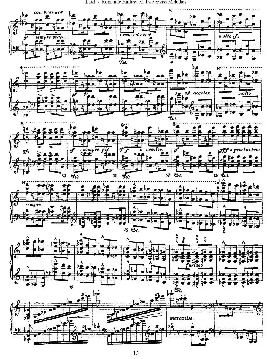 Romantic Fantasy on 2 Swiss Melodies Op.5（浪漫幻想曲）