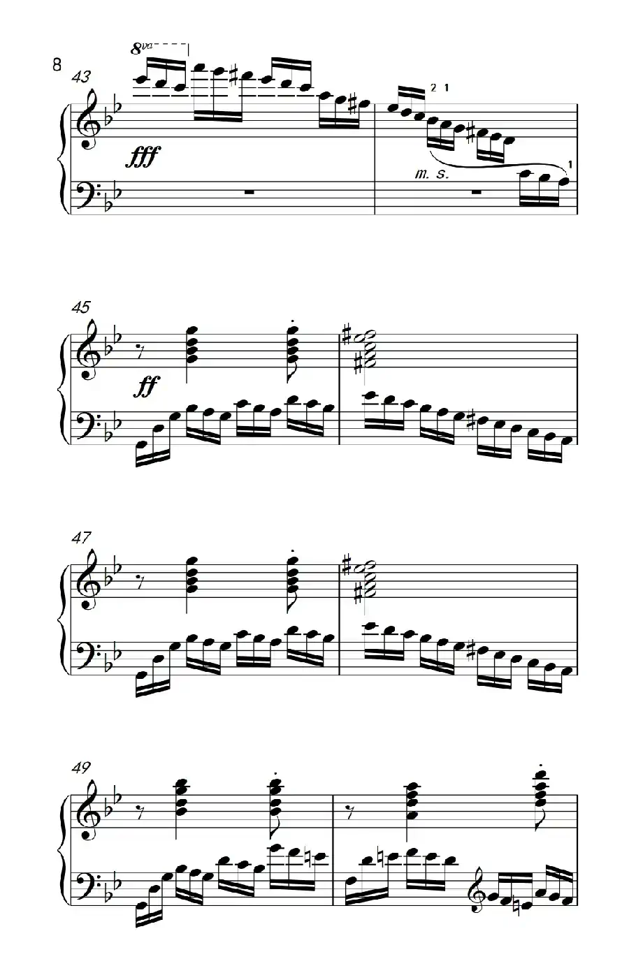 第九级3.练习曲 No.2（中央音乐学院 钢琴（业余）考级教程 7-9级）