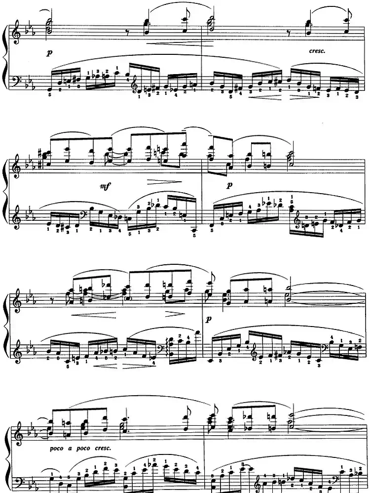 现代钢琴曲：25、bE调前奏曲（Op.23，No.6）