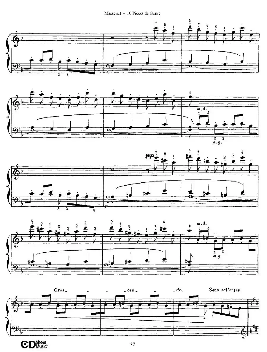 Dix Pièces de Genre Op.10（10首个性小品·Ⅹ）