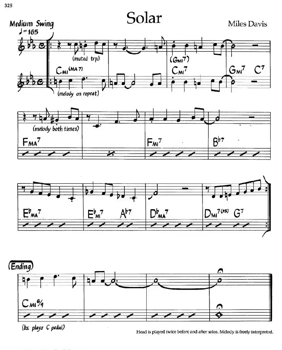 Solar（爵士钢琴曲）