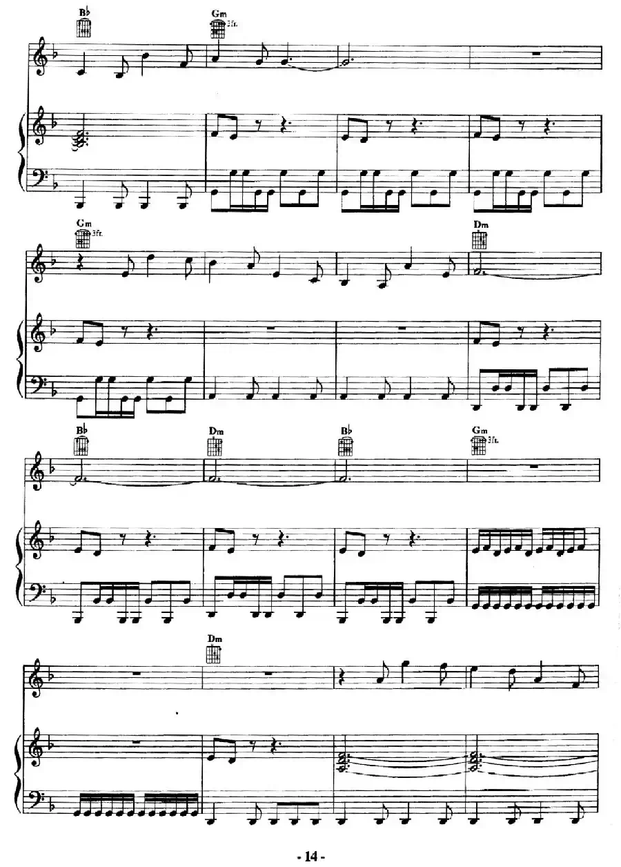 电影配乐大师莫瑞康最佳20首钢琴谱（Best of Ennio Morricone·3）