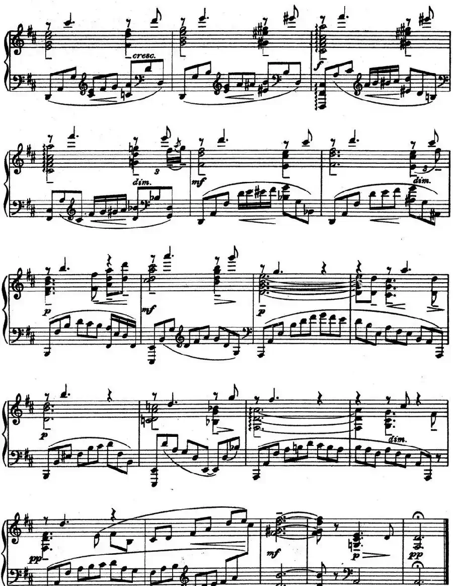 10 Preludes Op.23（拉赫玛尼诺夫10首前奏曲·Ⅳ）