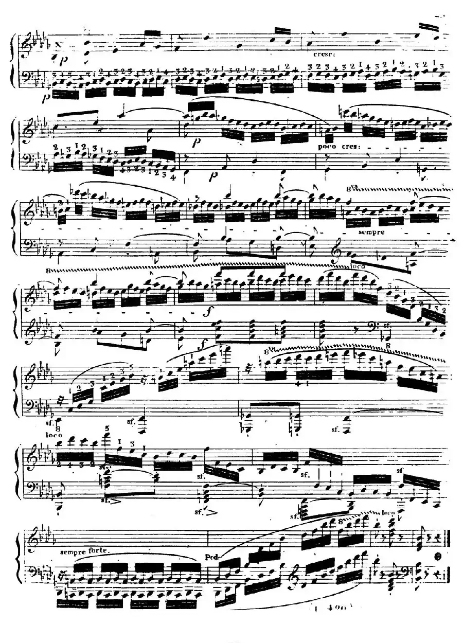 24 Exercices et Preludes Op.21（24首前奏练习曲·16）
