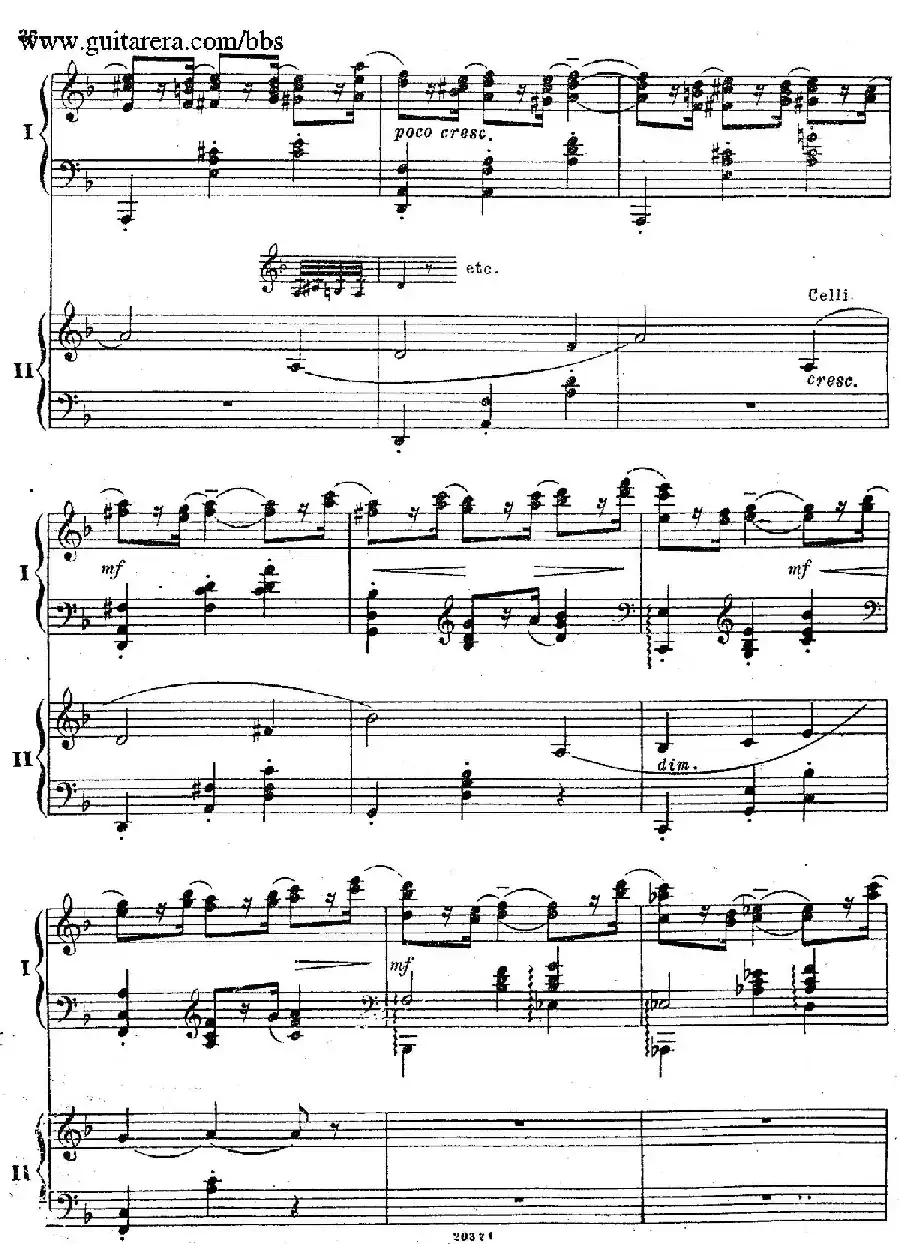 Rhapsody On A Theme Of Paganini Op.43（帕格尼尼主题狂想曲·双钢琴）（P21——40）