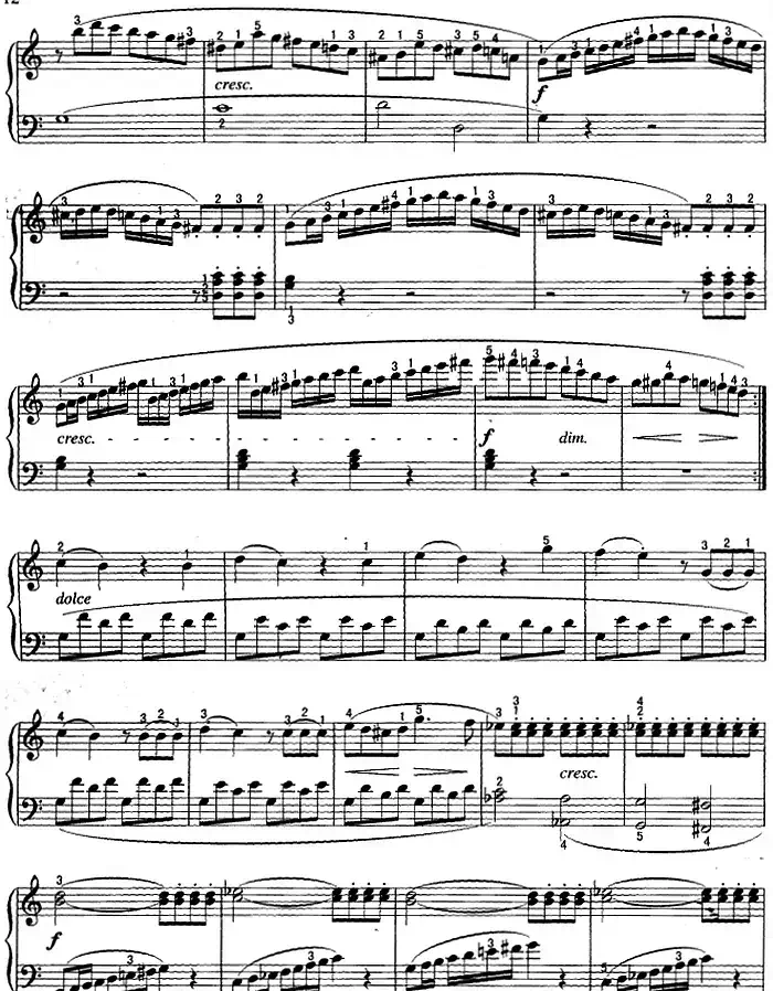 不可不弹的世界钢琴名曲：小奏鸣曲Op.20-1