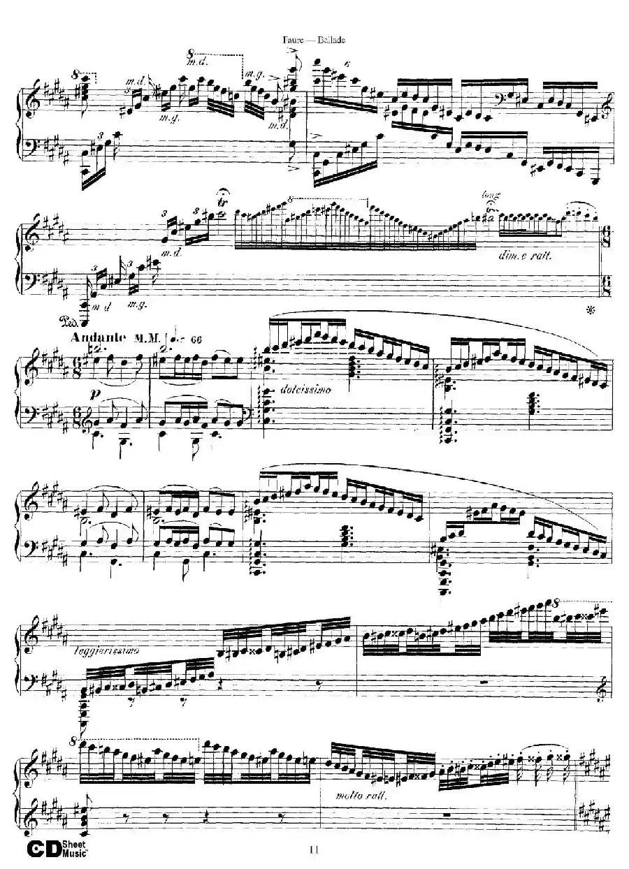 Ballade Op.19（叙事曲）