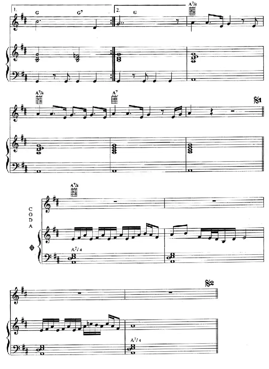 电影配乐大师莫瑞康最佳20首钢琴谱（Best of Ennio Morricone·13）