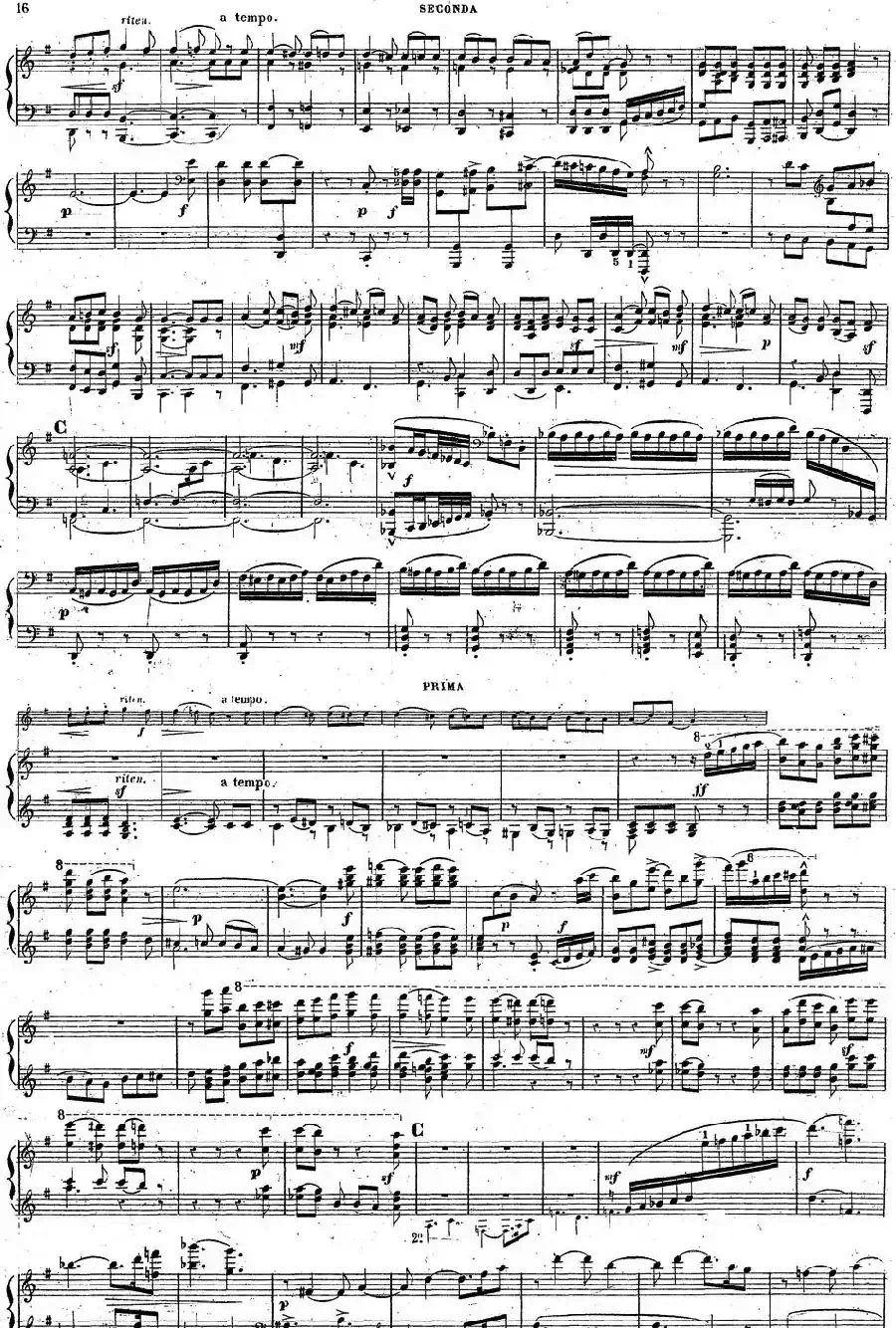 Harold en Italie Op.16 - 4 Hands（哈罗尔德在意大利·四手联弹）（P1——10）