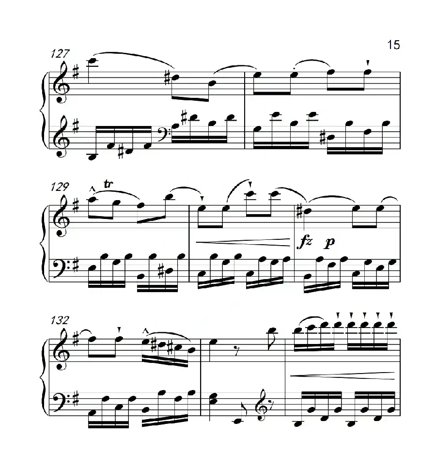 第六级A组 奏鸣曲(中国音乐学院钢琴考级作品1~6级)