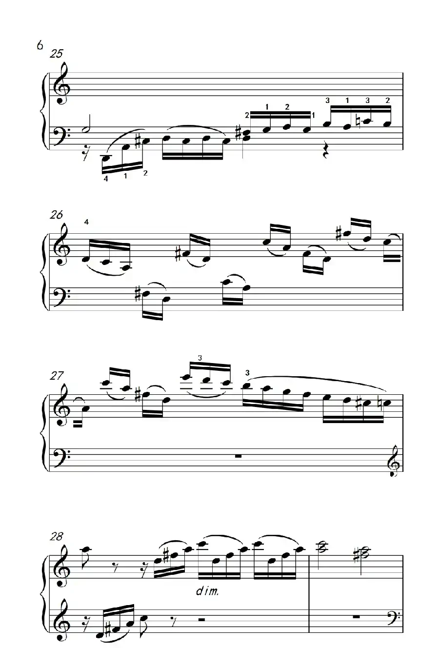 第九级1.C大调奏鸣曲 第一乐章 Hob.XVI 50（中央音乐学院 钢琴（业余）考级教程 7-9级）