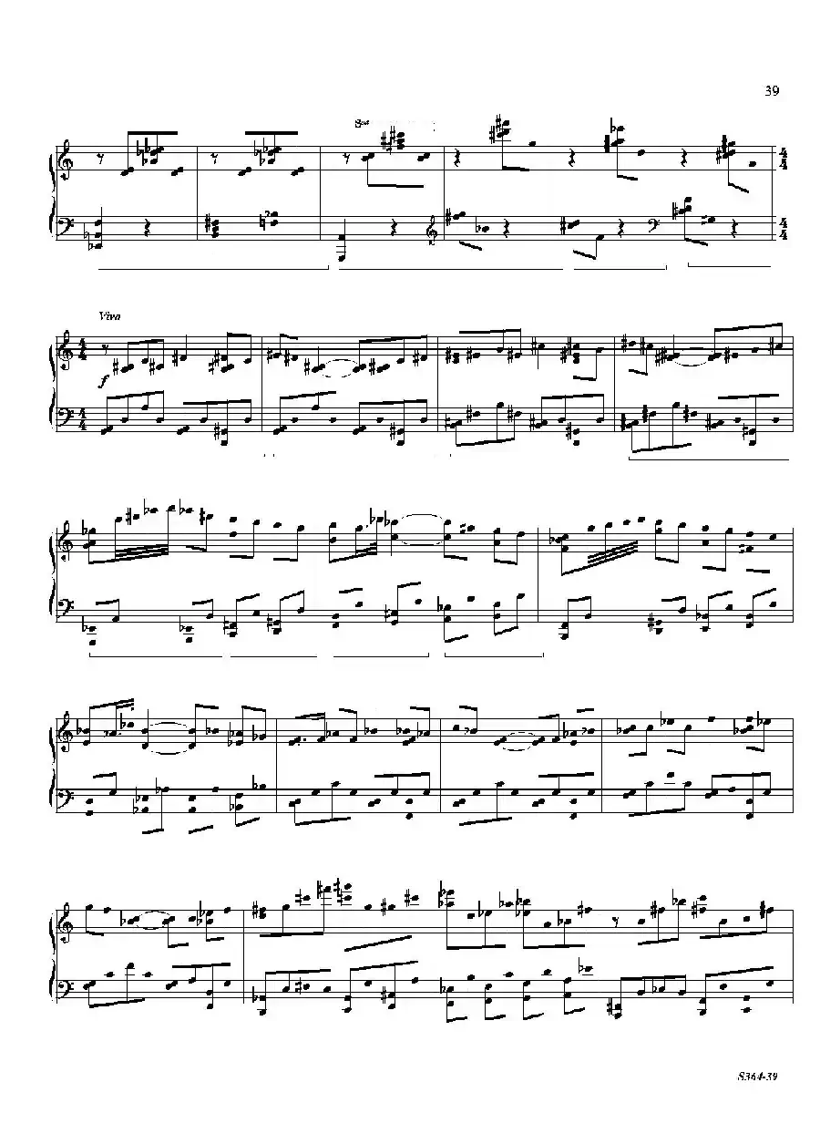 Piano Sonata No.8（第八钢琴奏鸣曲）（3）