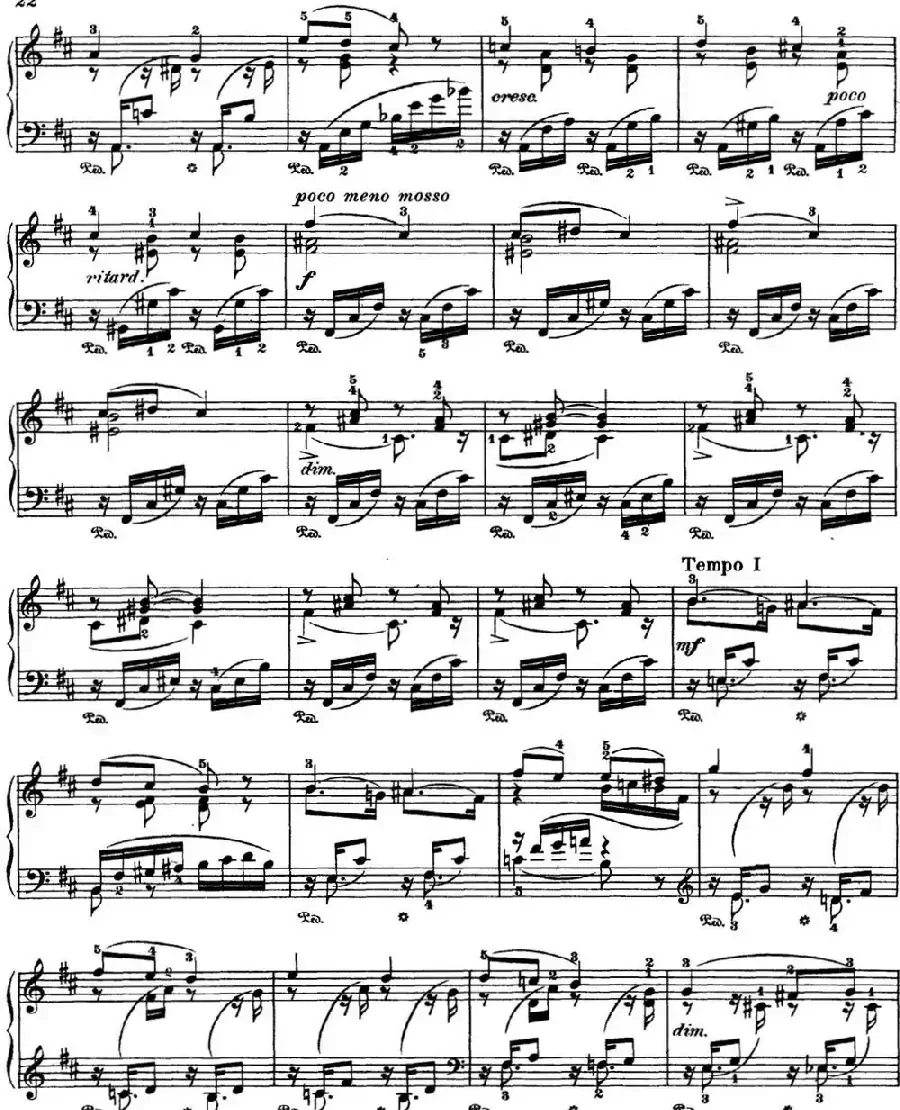 柴可夫斯基 四季 5月 清净之夜 G大调 Starlit Nights G major