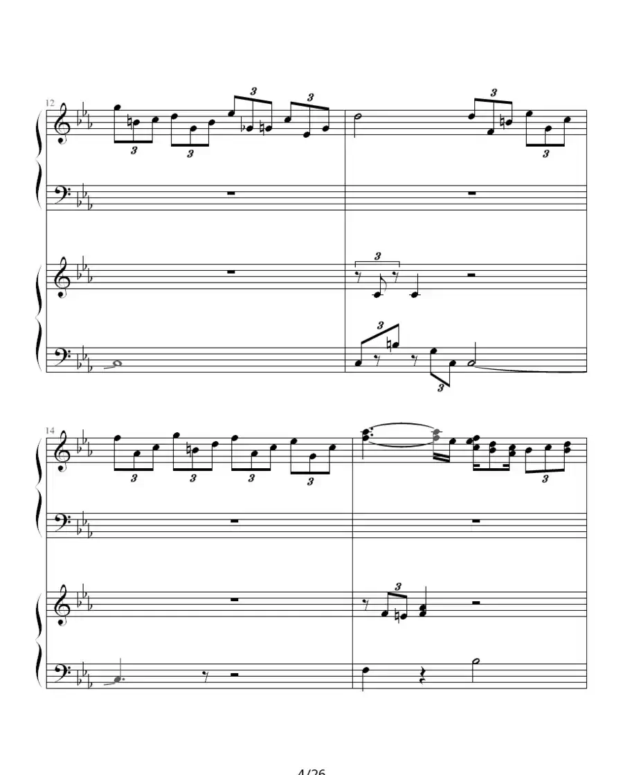 ココロの音(双钢琴)