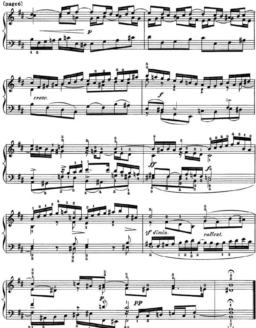 巴赫《平均律钢琴曲集·第一卷》之赋格曲（NO.24）