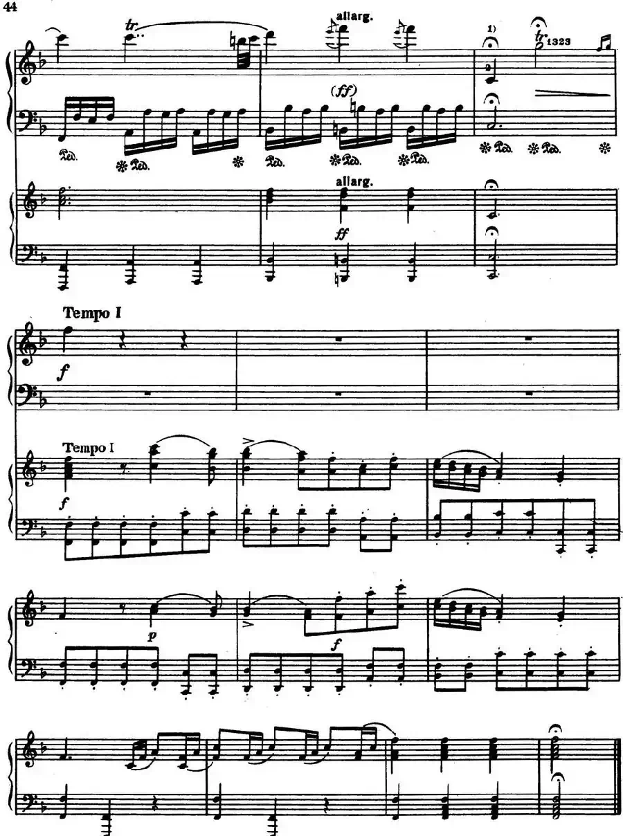 二十八部钢琴协奏曲 No.1