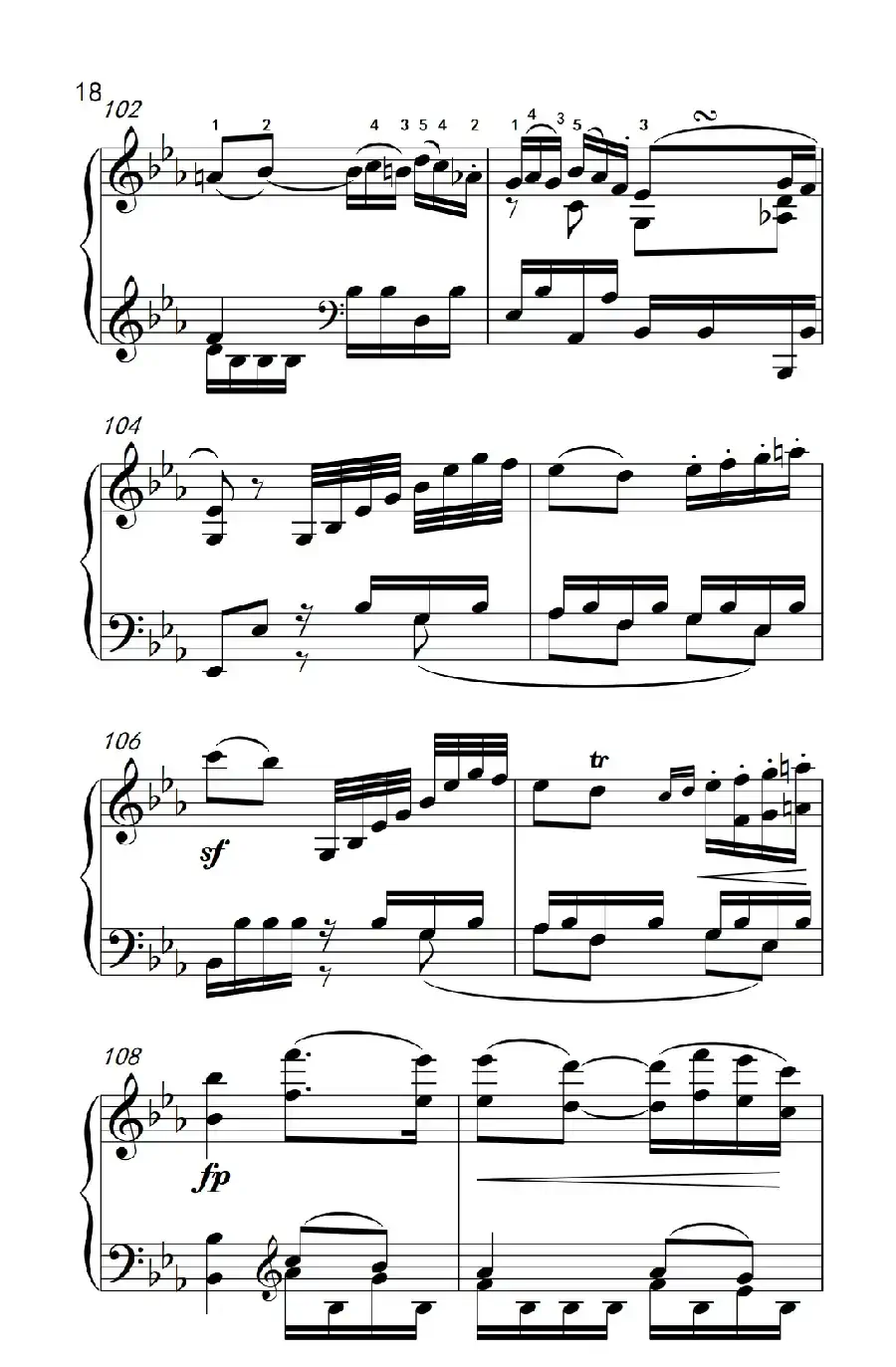 奏鸣曲 Opus 7 第四乐章(贝多芬奏鸣曲集 2)