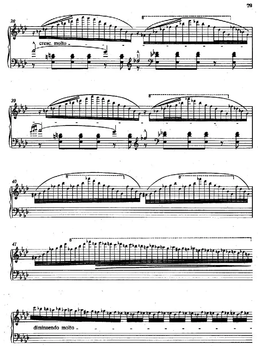 12 Etudes d'execution Transcendante S.139（12首超技练习曲·9）