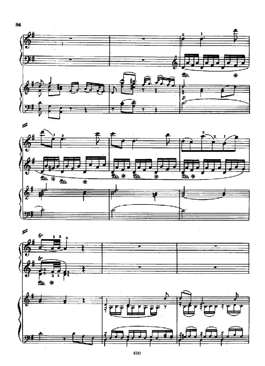 Concerto no 5 K 175 - 2 Piano（Ⅱ）