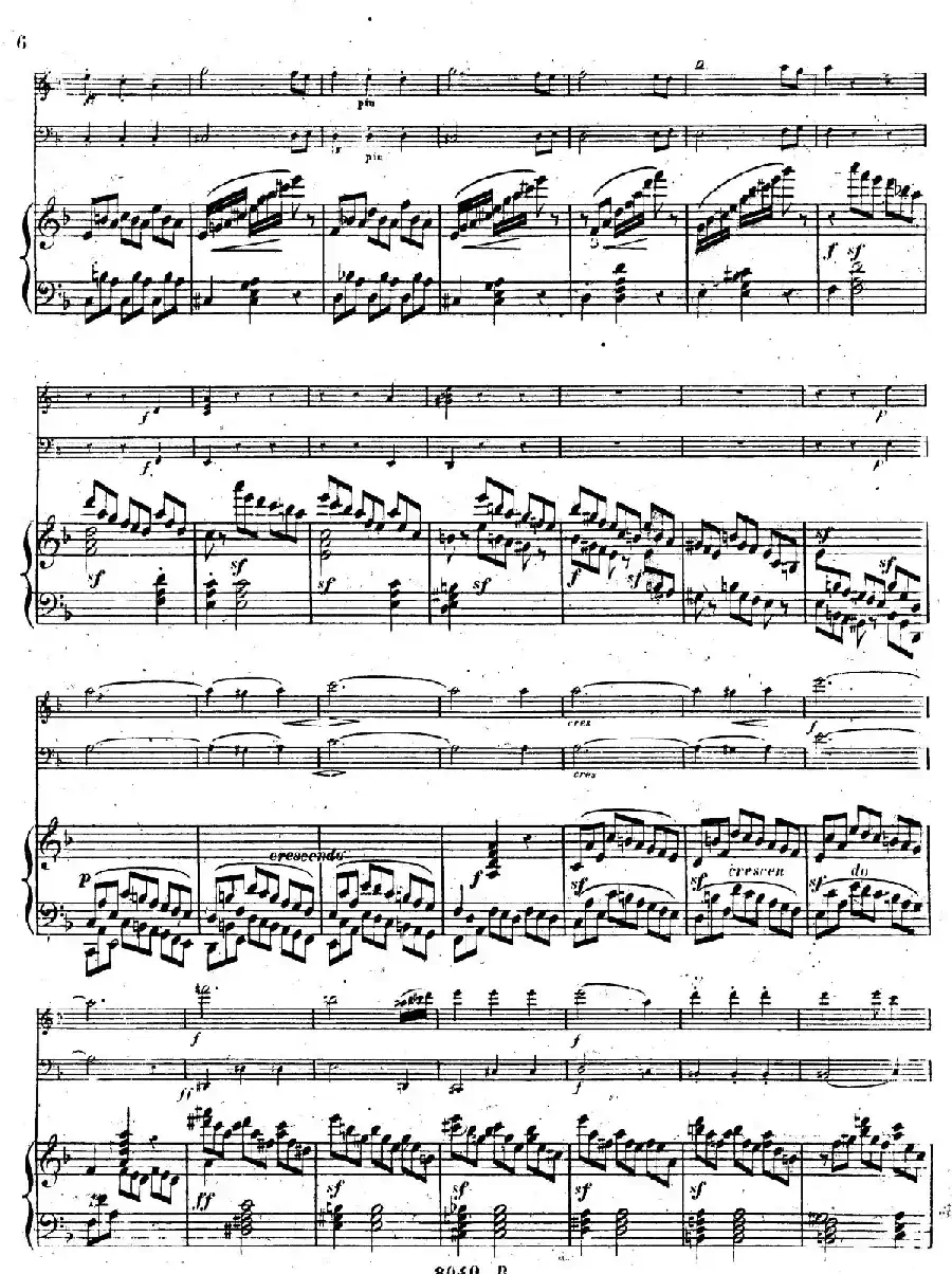 Piano Trio No.1 in d Minor Op.49（d小调第一钢琴三重奏·第一乐章）