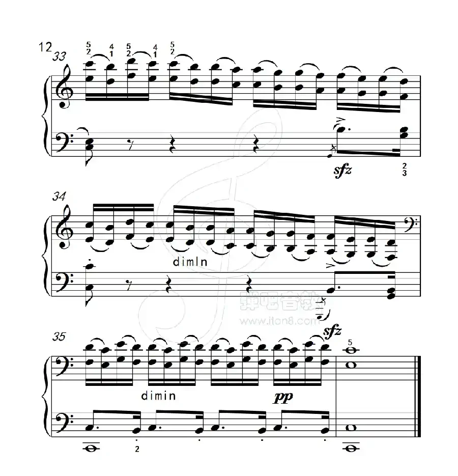 练习曲 33(克拉莫钢琴练习曲60首)