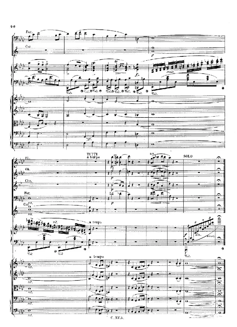 Piano Concerto No.2 in f Minor Op.21（f小调第二钢琴协奏曲·总谱）